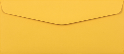 Sunflower Yellow 32lb #10 Regular Envelopes (4 1/8 x 9 1/2)