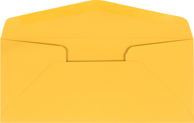 Sunflower Yellow 32lb #10 Regular Envelopes (4 1/8 x 9 1/2)