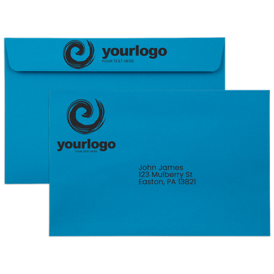 Pool Blue 24lb 6 x 9 Booklet Envelopes