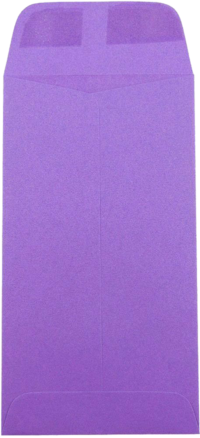 Violet Grape Purple 28lb #7 Coin Envelopes (3 1/2 x 6 1/2)