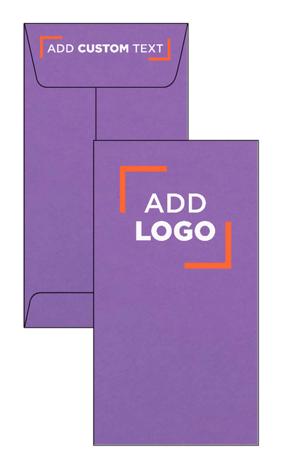 Violet Grape Purple 28lb #7 Coin Envelopes (3 1/2 x 6 1/2)