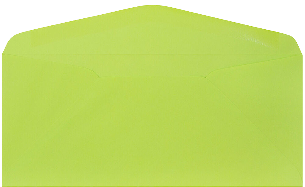 Wasabi Lime Green 32lb #9 Regular Envelopes (3 7/8 x 8 7/8)