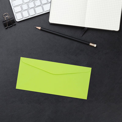 Wasabi Lime Green 32lb #9 Regular Envelopes (3 7/8 x 8 7/8)