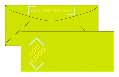 Wasabi Lime Green 32lb #9 Regular Envelopes (3 7/8 x 8 7/8)