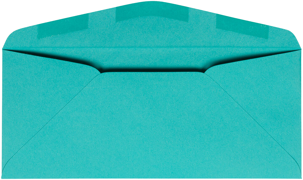 Sea Blue 28lb #9 Regular Envelopes (3 7/8 x 8 7/8)