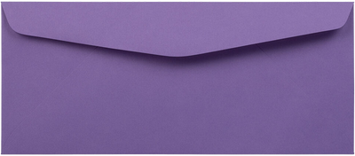 Violet Grape Purple 28lb #10 Window Envelopes (4 1/8 x 9 1/2)