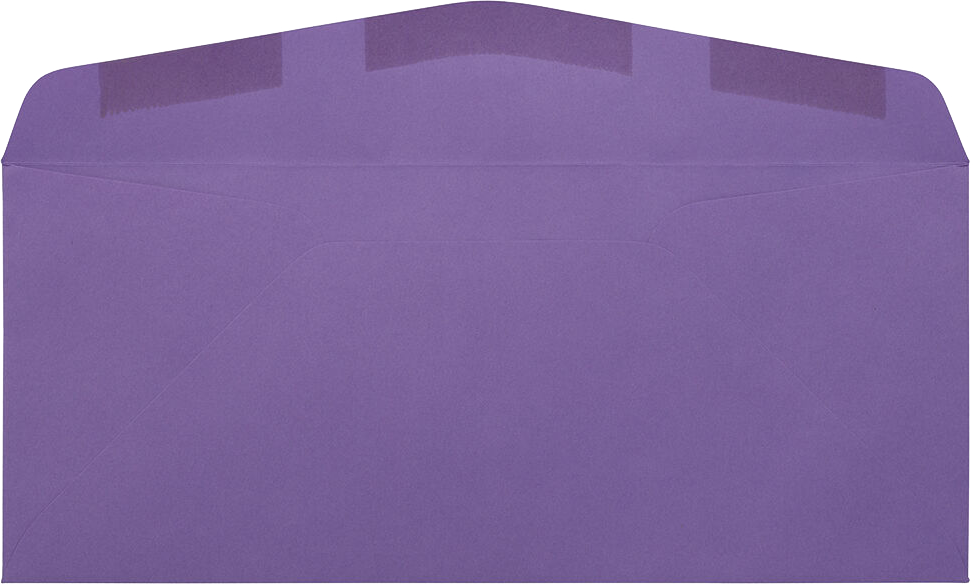 Violet Grape Purple 28lb #10 Window Envelopes (4 1/8 x 9 1/2)