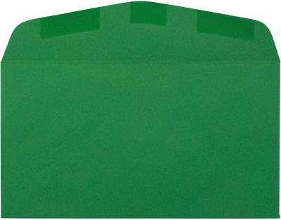 Holiday Green 24lb #6 3/4 Regular Envelopes (3 5/8 x 6 1/2)