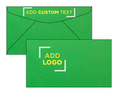 Holiday Green 24lb #6 3/4 Regular Envelopes (3 5/8 x 6 1/2)