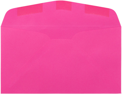 Fuchsia Pink Magenta 32lb #6 3/4 Regular Envelopes (3 5/8 x 6 1/2)