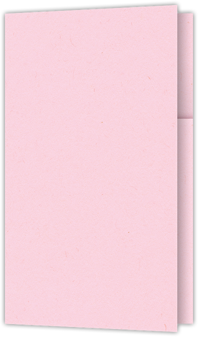 Pink Lemonade Vellum 100lb 2 3/4 x 4 1/2 One Curved Pocket Key Card Holders with 3 Inch Pocket