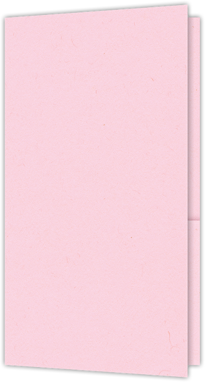 Pink Lemonade Vellum 100lb 3 3/8 x 6 One Pocket Key Card Holders with 2 1/2 Inch Pocket