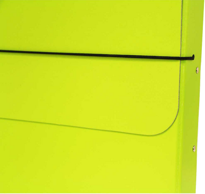 Lime Green 10 x 13 1/4 x 1 1/4 Thick Elastic Portfolios