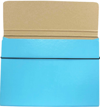Sky Blue 9 1/4 x 12 1/2 x 1/2 Thin Elastic Portfolios