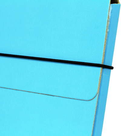 Sky Blue 9 1/4 x 12 1/2 x 1/2 Thin Elastic Portfolios