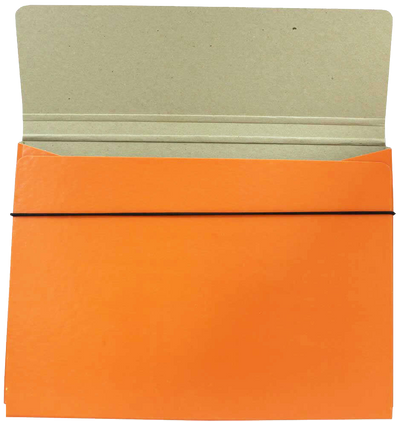 Orange 9 1/4 x 12 1/2 x 1/2 Thin Elastic Portfolios