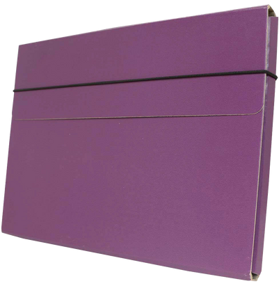 Purple 9 1/4 x 12 1/2 x 1/2 Thin Elastic Portfolios