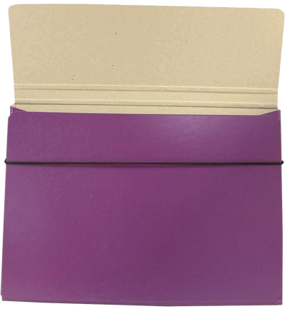 Purple 9 1/4 x 12 1/2 x 1/2 Thin Elastic Portfolios