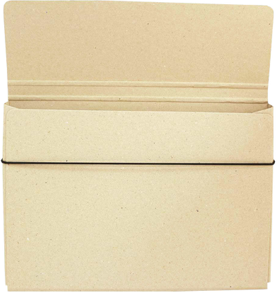 Natural Kraft 9 1/4 x 12 1/2 x 1/2 Thin Elastic Portfolios