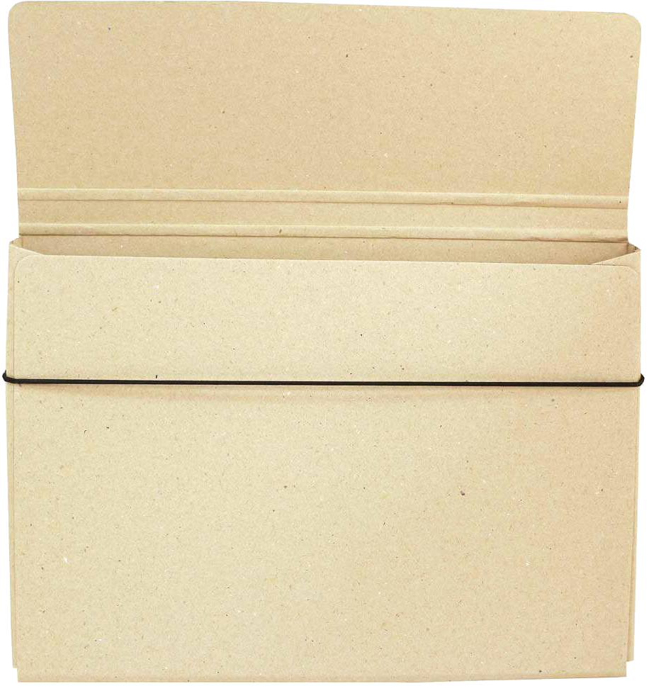 Natural Kraft 9 1/4 x 12 1/2 x 1/2 Thin Elastic Portfolios
