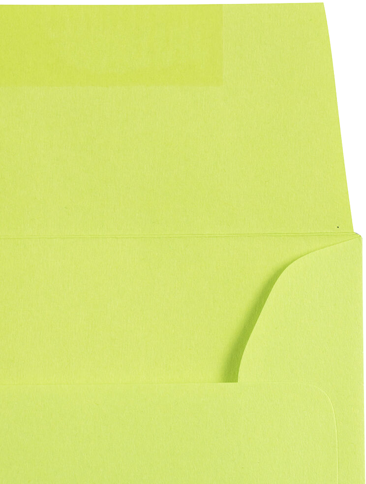 Wasabi Lime Green 24lb A1 Invitation Envelopes (3 5/8 x 5 1/8)