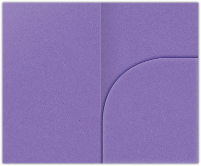Grape Jelly Vellum 100lb 2 3/4 x 4 1/2 One Curved Pocket Key Card Holders with 3 Inch Pocket