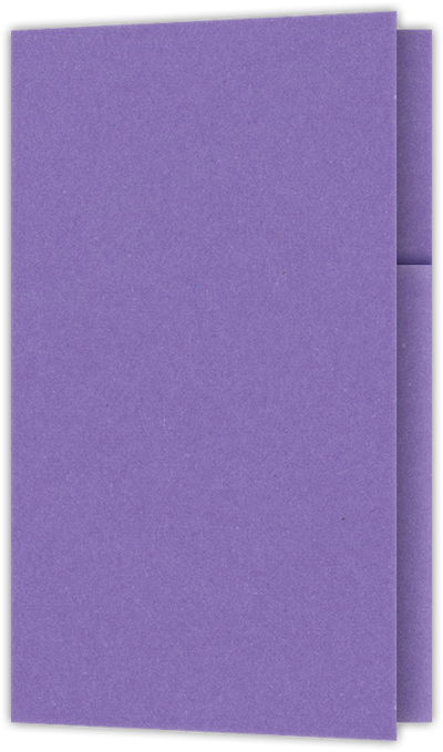 Grape Jelly Vellum 100lb 2 3/4 x 4 1/2 One Curved Pocket Key Card Holders with 3 Inch Pocket