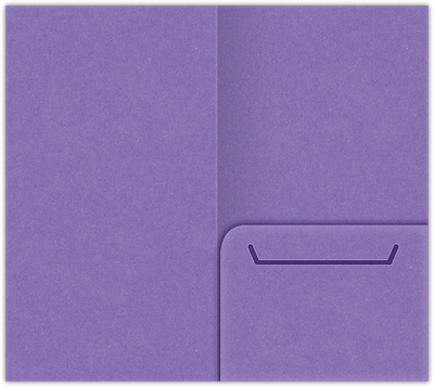 Grape Jelly Vellum 100lb 3 3/8 x 6 One Pocket Key Card Holders with 2 1/2 Inch Pocket
