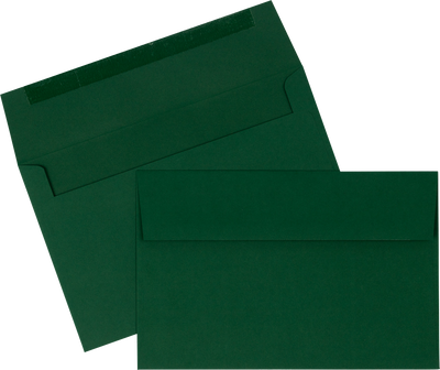 Dark Green 28lb A9 Invitation Envelopes (5 3/4 x 8 3/4)