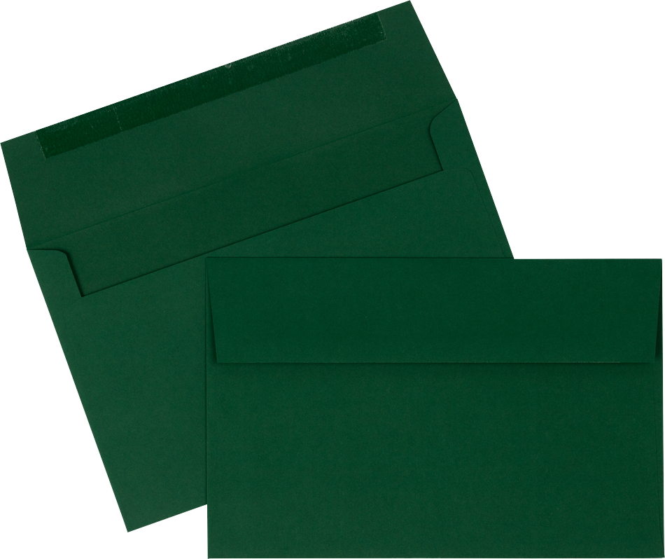 Dark Green 28lb A9 Invitation Envelopes (5 3/4 x 8 3/4)