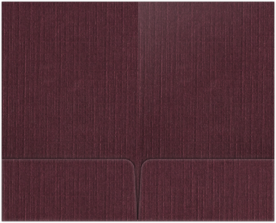 Burgundy Linen 9 x 14 1/2 Legal Folders