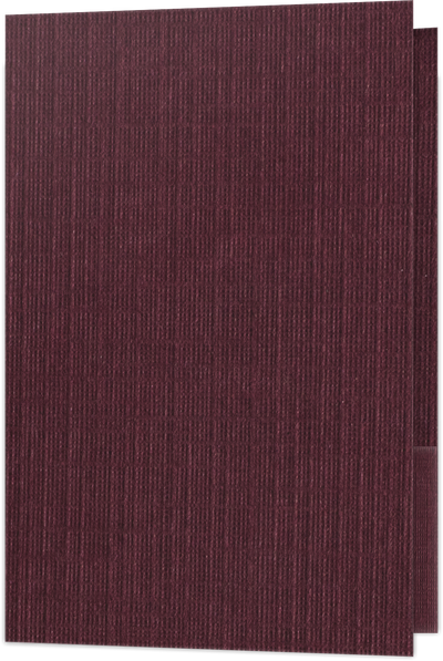 Burgundy Linen 9 x 14 1/2 Legal Folders