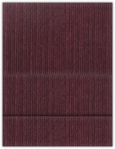 Burgundy Linen 100lb 5 1/8 x 3 3/8 One Pocket Landscape Photo Holders with 1 3/8 Inch Pocket