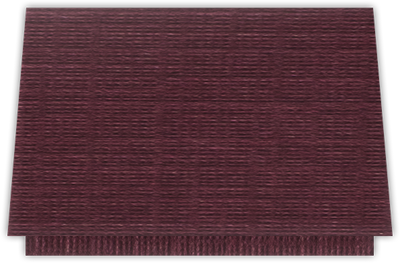 Burgundy Linen 100lb 5 1/8 x 3 3/8 One Pocket Landscape Photo Holders with 1 3/8 Inch Pocket