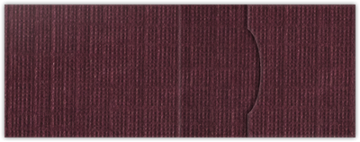 Burgundy Linen 100lb 2 3/4 x 3 3/4 One Pocket Key Card Holders with 2 1/4 Inch Pocket