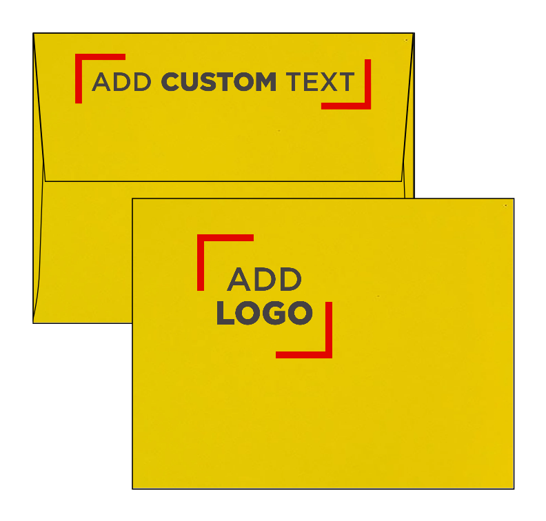 Yellow 24lb A2 Invitation Envelopes (4 3/8 x 5 3/4)