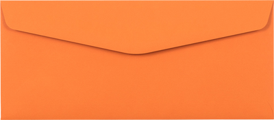 Mandarin Orange 32lb #10 Regular Envelopes (4 1/8 x 9 1/2)