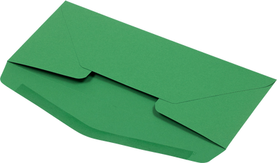 Holiday Green 32lb #10 Regular Envelopes (4 1/8 x 9 1/2)