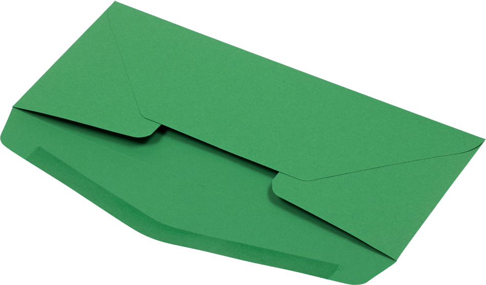 Holiday Green 32lb #10 Regular Envelopes (4 1/8 x 9 1/2)