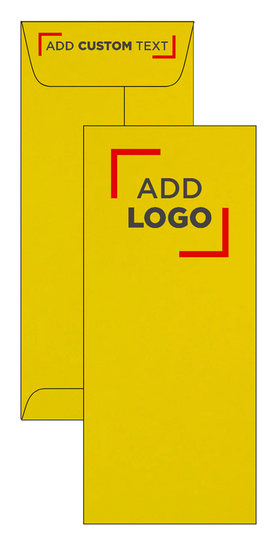 Yellow 24lb #10 Policy Envelopes (4 1/8 x 9 1/2)