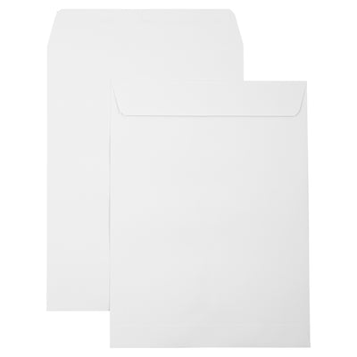 White Inkjet 32lb 9 x 12 Open End Envelopes with Peel & Seal