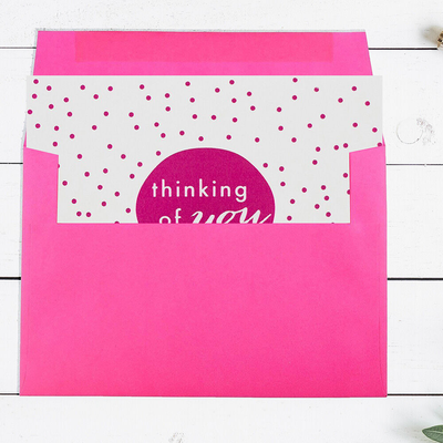 Fuchsia Pink Magenta 32lb A7 Invitation Envelopes (5 1/4 x 7 1/4)