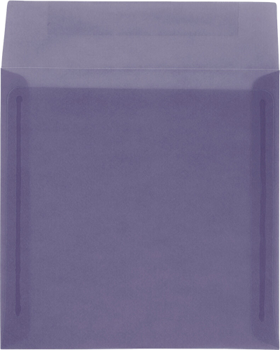 Wisteria Purple Translucent 30lb 8 1/2 x 8 1/2 Square Envelopes