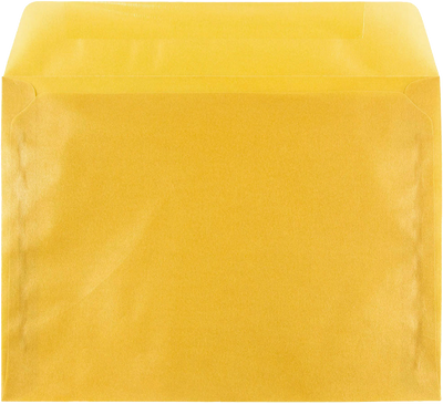Gold Translucent 30lb 9 x 12 Booklet Envelopes