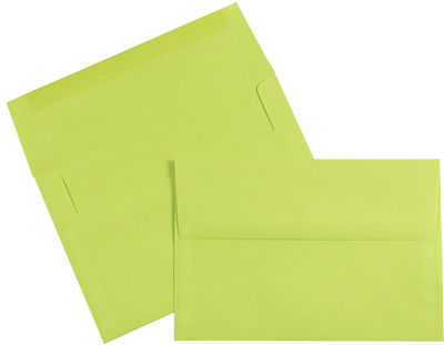 Wasabi Lime Green 32lb A8 Invitation Envelopes (5 1/2 x 8 1/8)