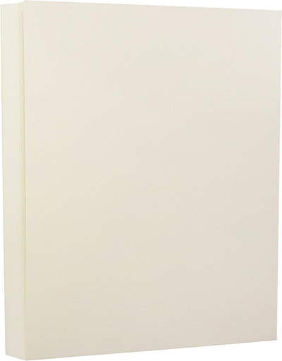 Natural Linen 80lb 8 1/2 x 11 Cardstock