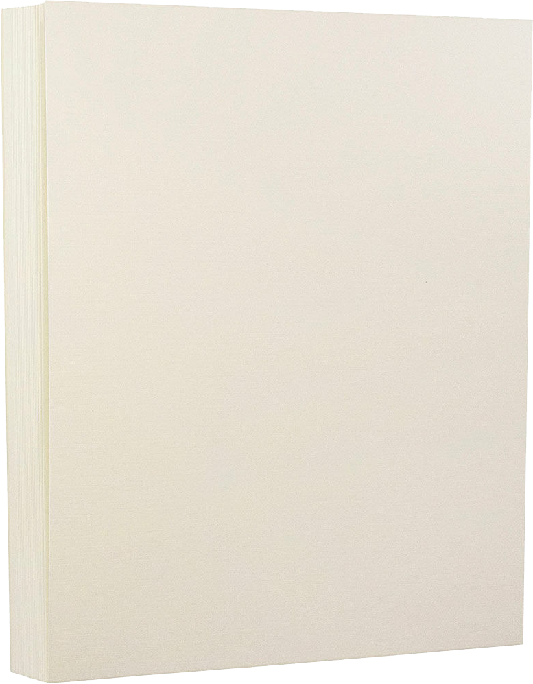 Natural Linen 80lb 8 1/2 x 11 Cardstock