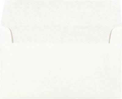 White Parchment 24lb A10 Invitation Envelopes (6 x 9 1/2)