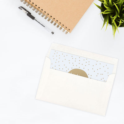 White Parchment 24lb A10 Invitation Envelopes (6 x 9 1/2)