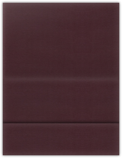 Merlot Linen 100lb 5 1/8 x 3 3/8 One Pocket Landscape Photo Holders with 1 3/8 Inch Pocket